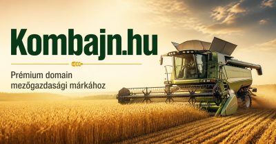 Kombajn.hu - prémium domain mezőgazdasági márkához