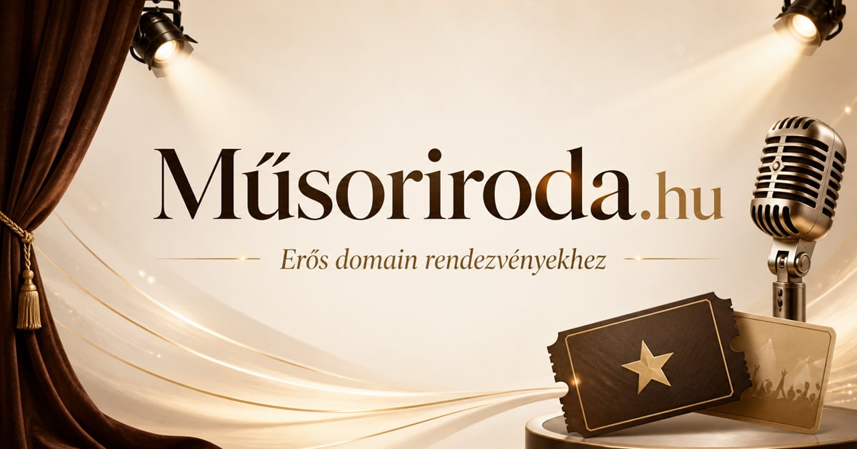 Musoriroda.hu - kiváló domain rendezvényszervezéshez és műsorirodához