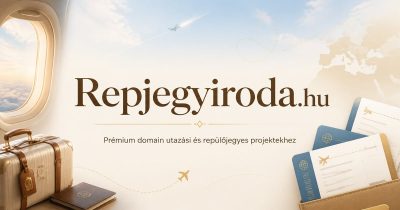 Repjegyiroda.hu - emlékezetes domain utazási és jegyértékesítési projektekhez